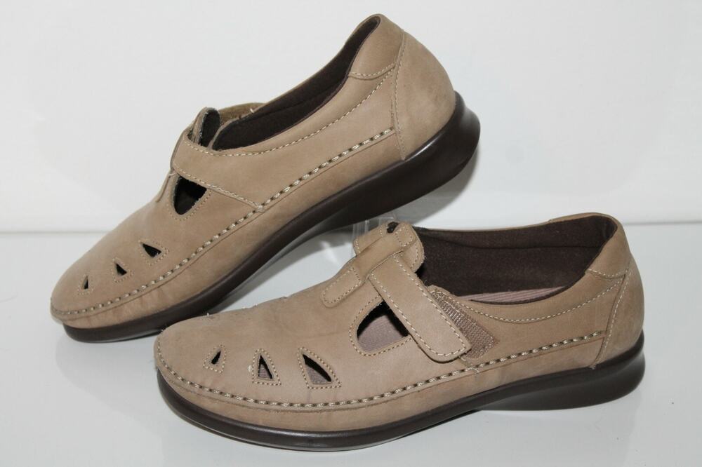 SAS Tripad Comfort Casual Shoes, #74856330, Tan, Leather, Women's US Size 8